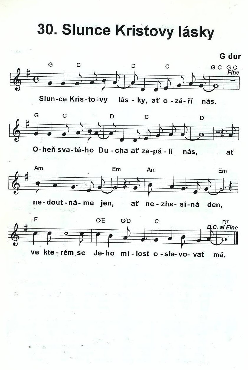 30 Slunce Kristovy lasky