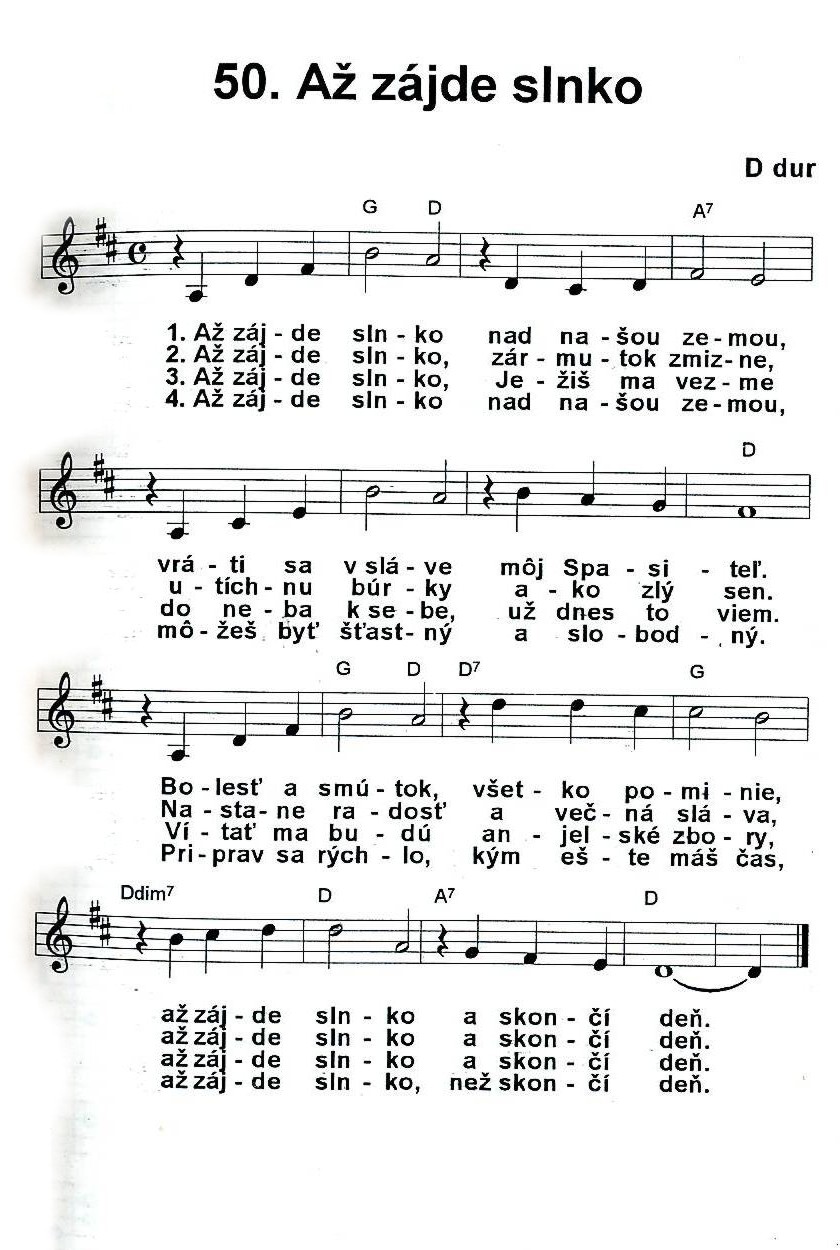 50 Az zajde slnko