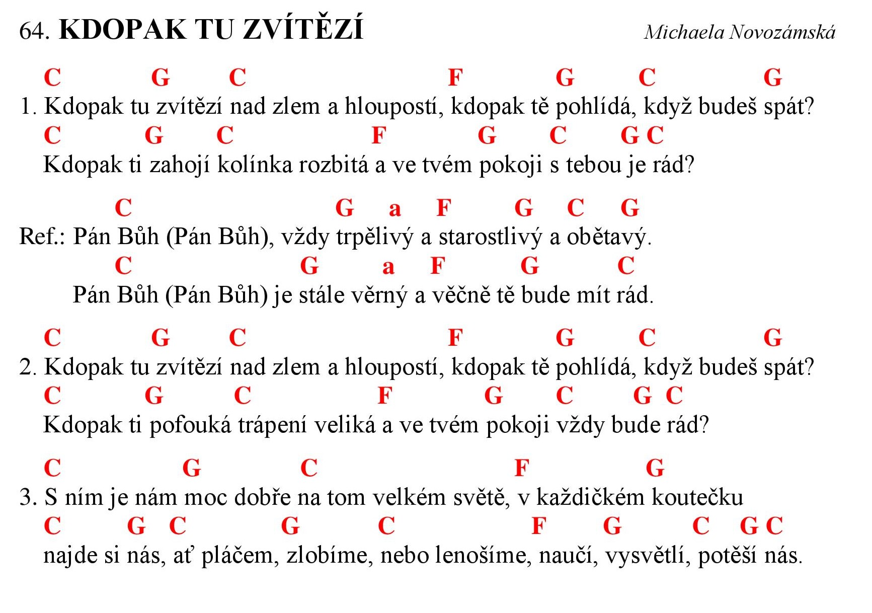 064 Kdopak tu zvitezi