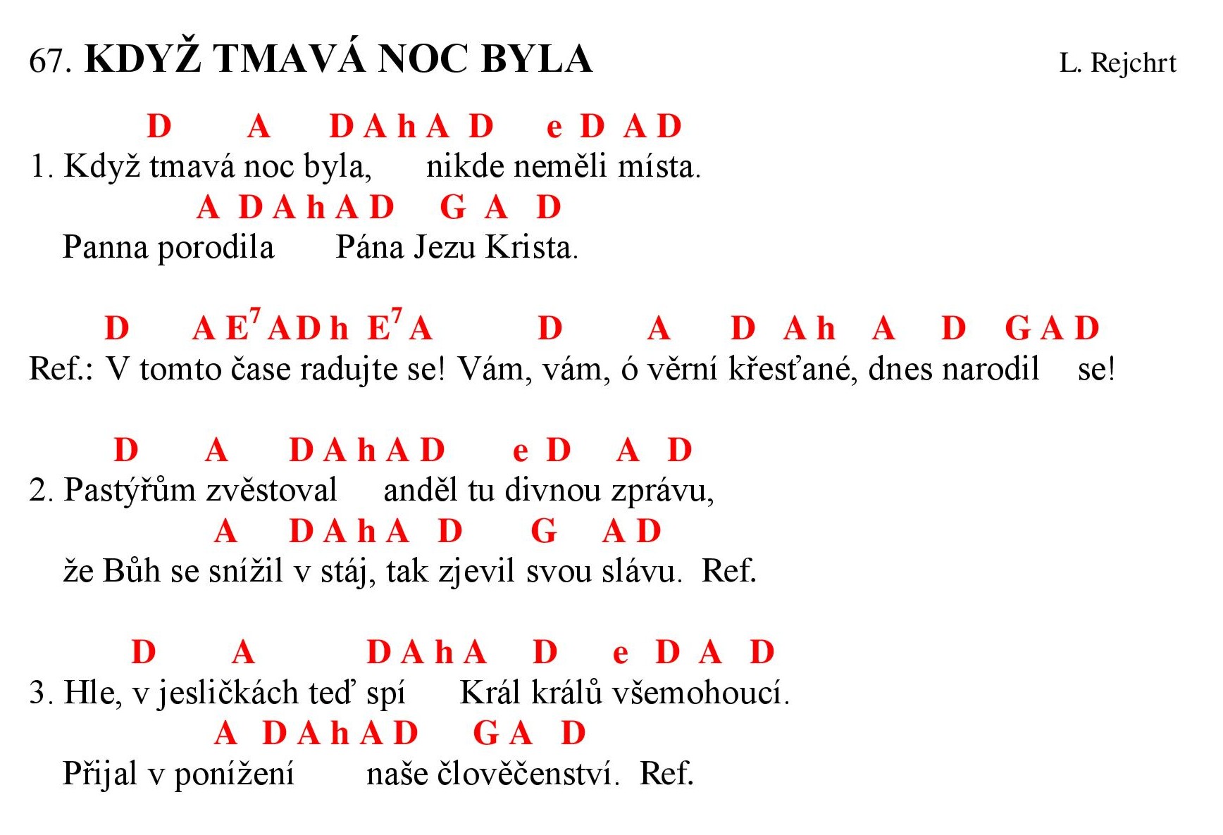 067 Kdyz tmava noc byla