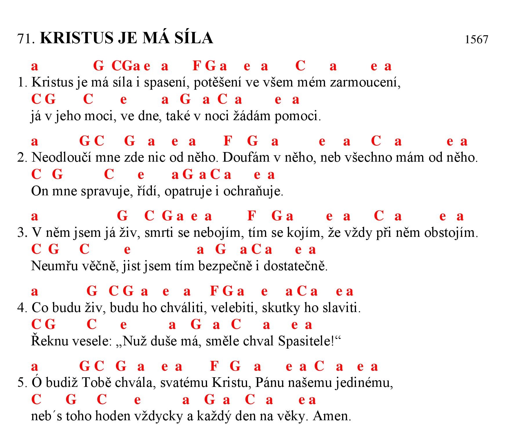 071 Kristus je ma sila