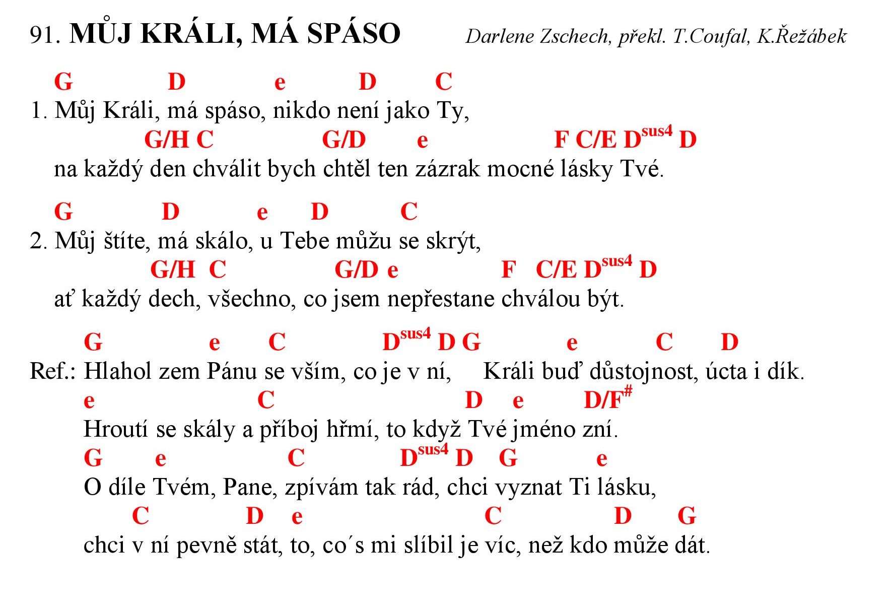 091 Muj Krali ma spaso