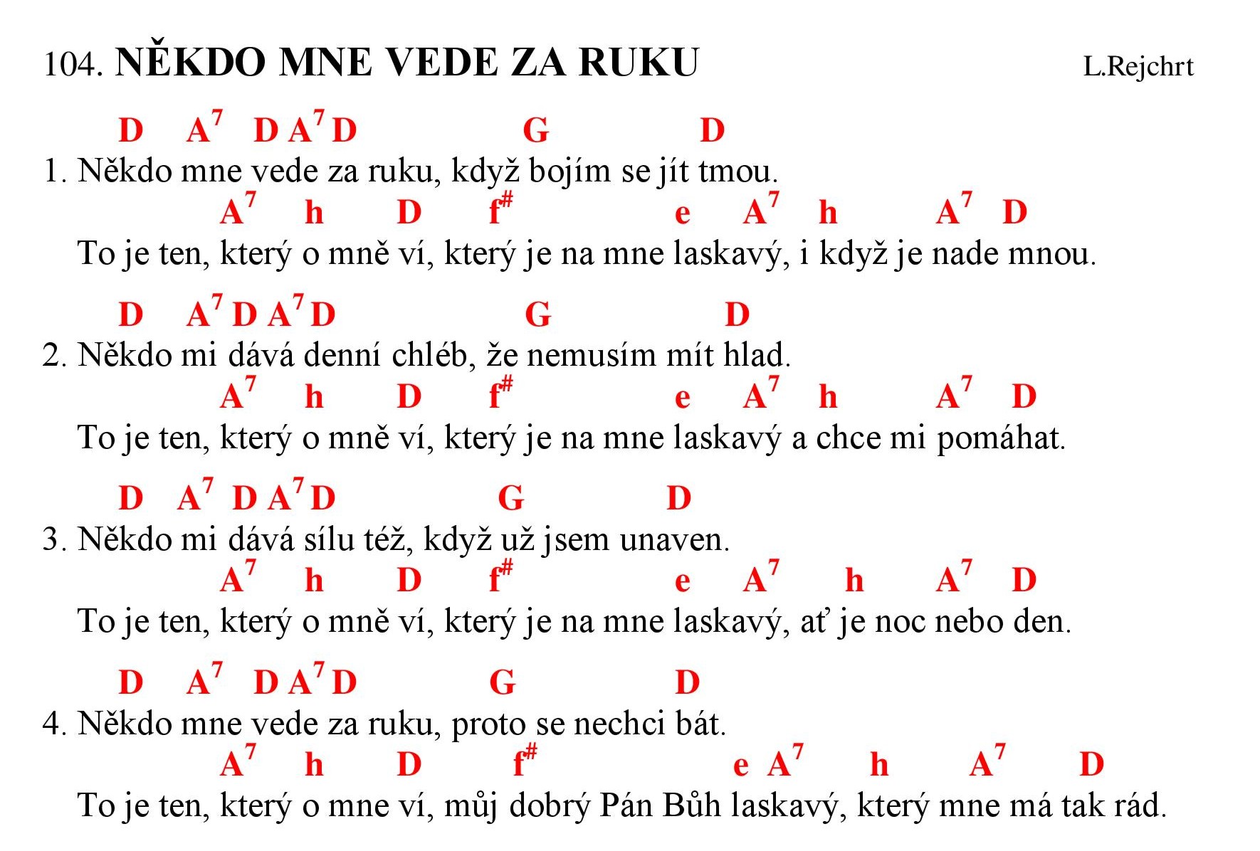 104 Nekdo mne vede za ruku