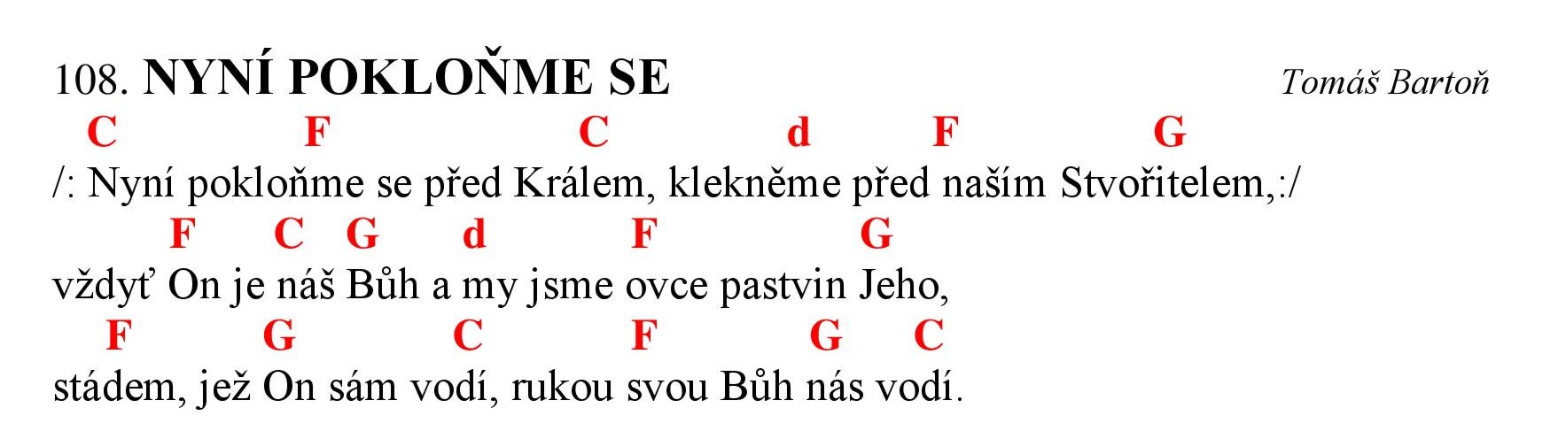 108 Nyni poklonme se