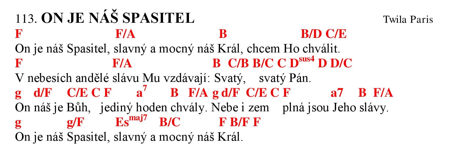 113 On je nas Spasitel
