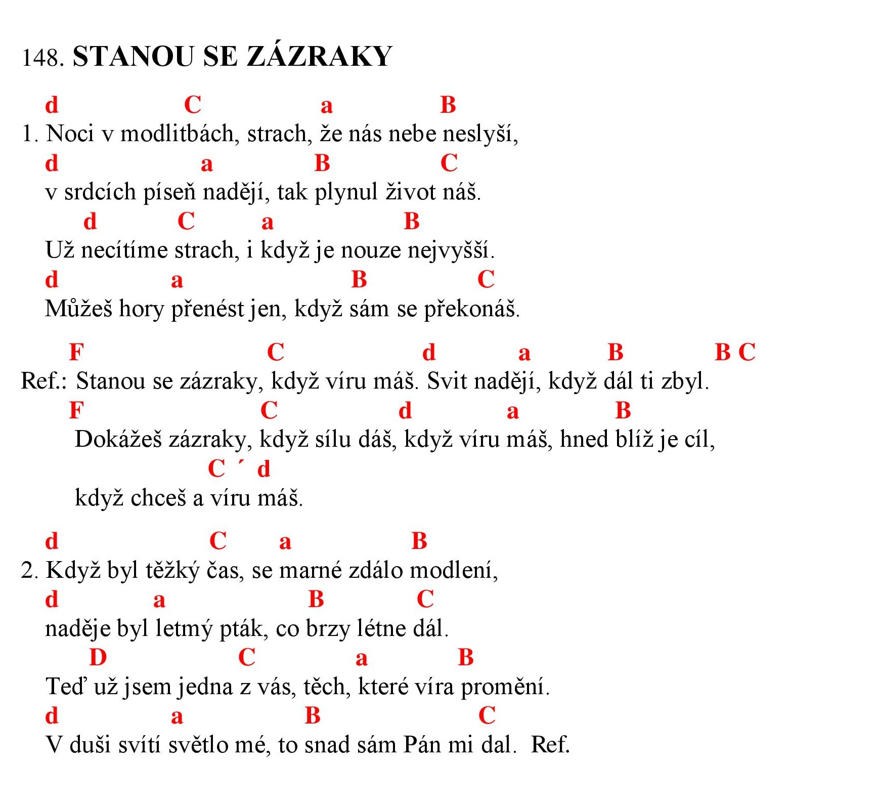 148 Stanou se zazraky