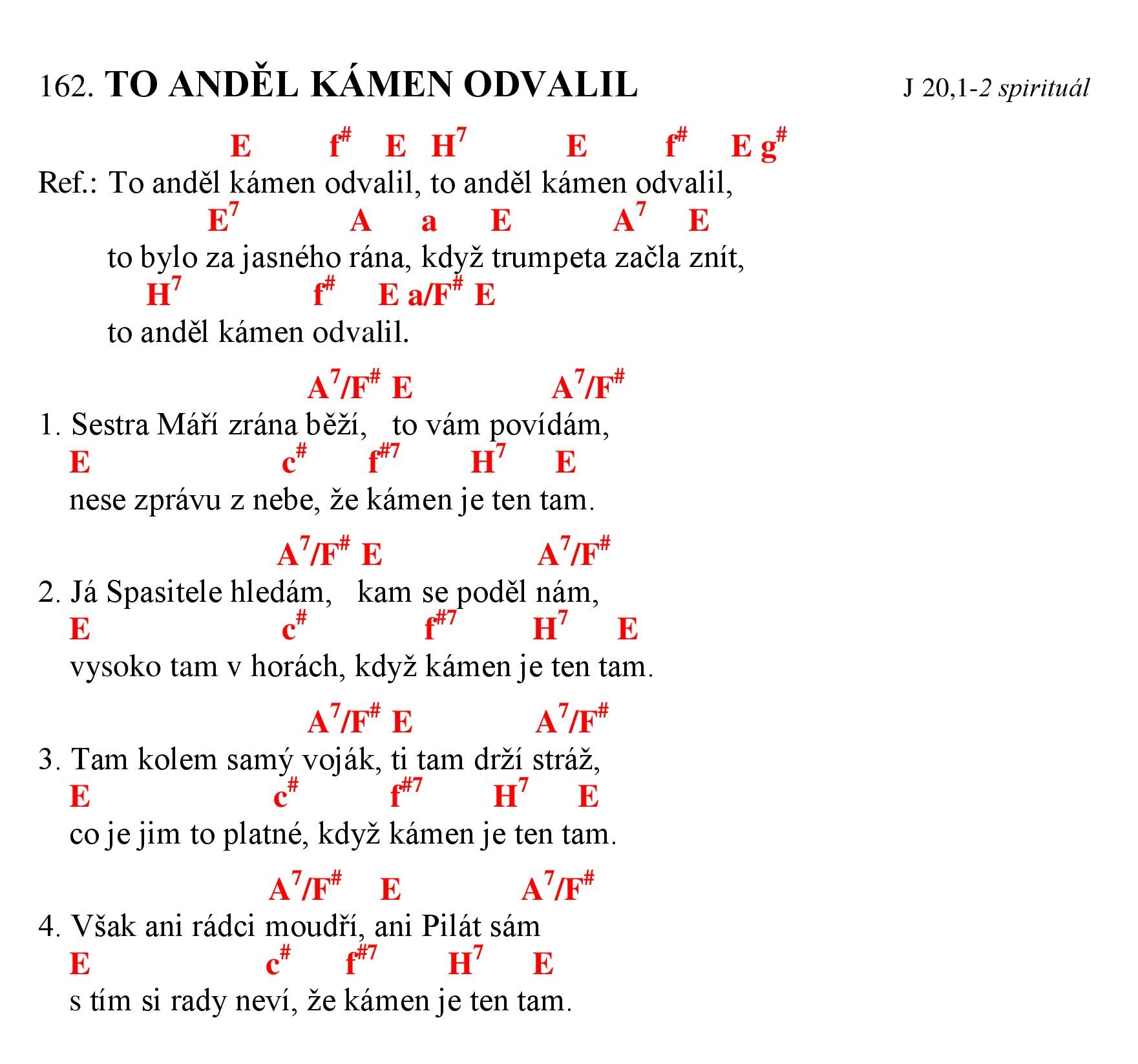 162 To andel kamen odvalil