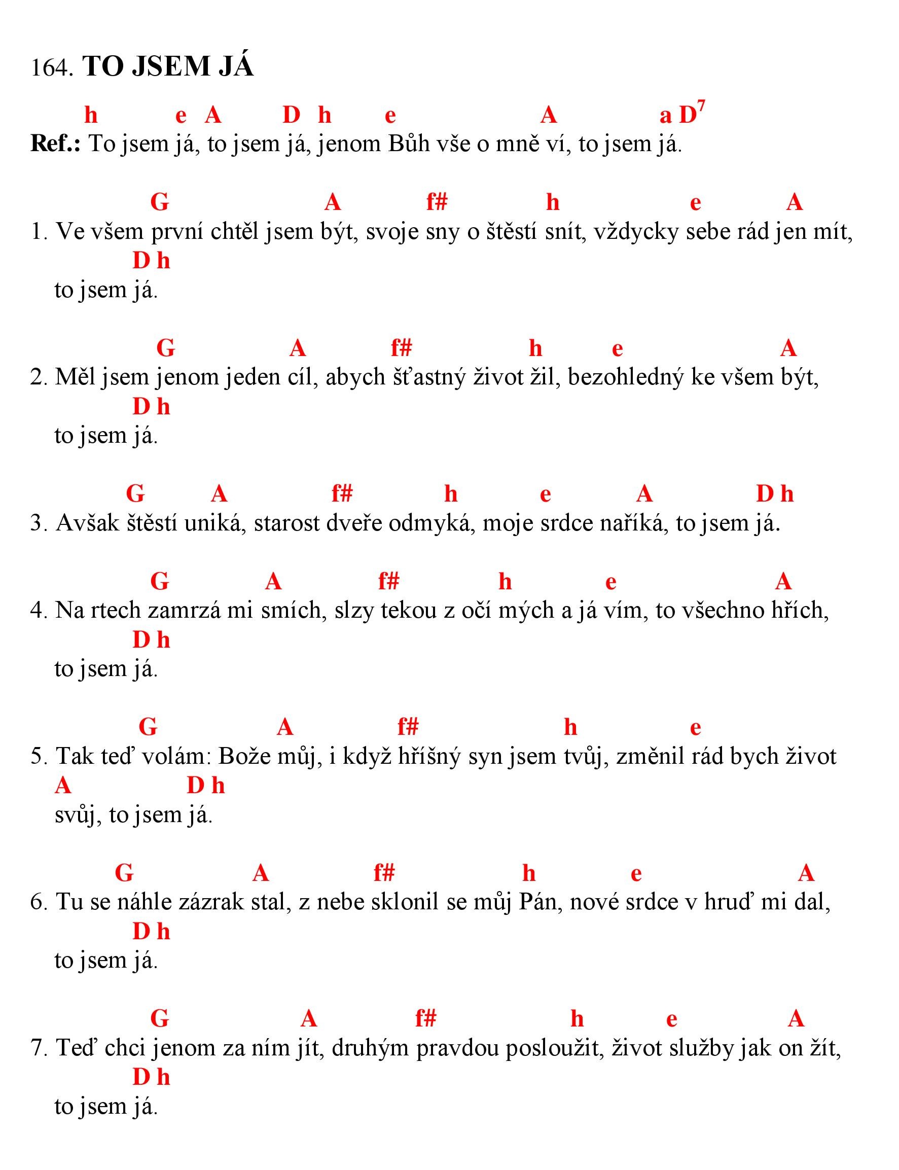 164 To jsem ja