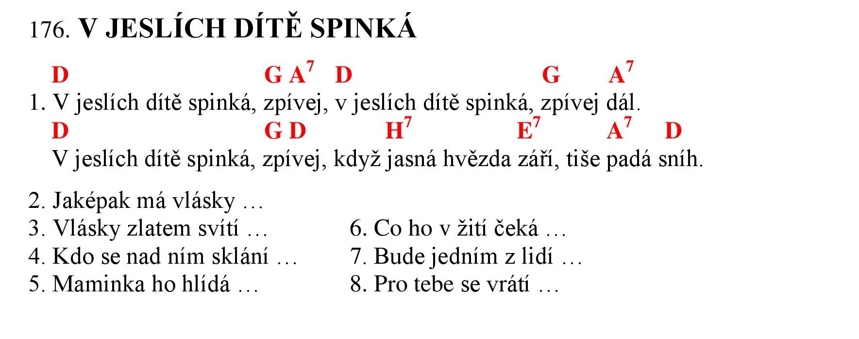 176 V jeslich dite spinka