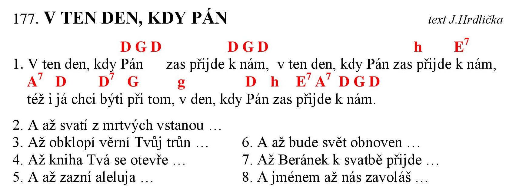 177 V ten den, kdy Pan