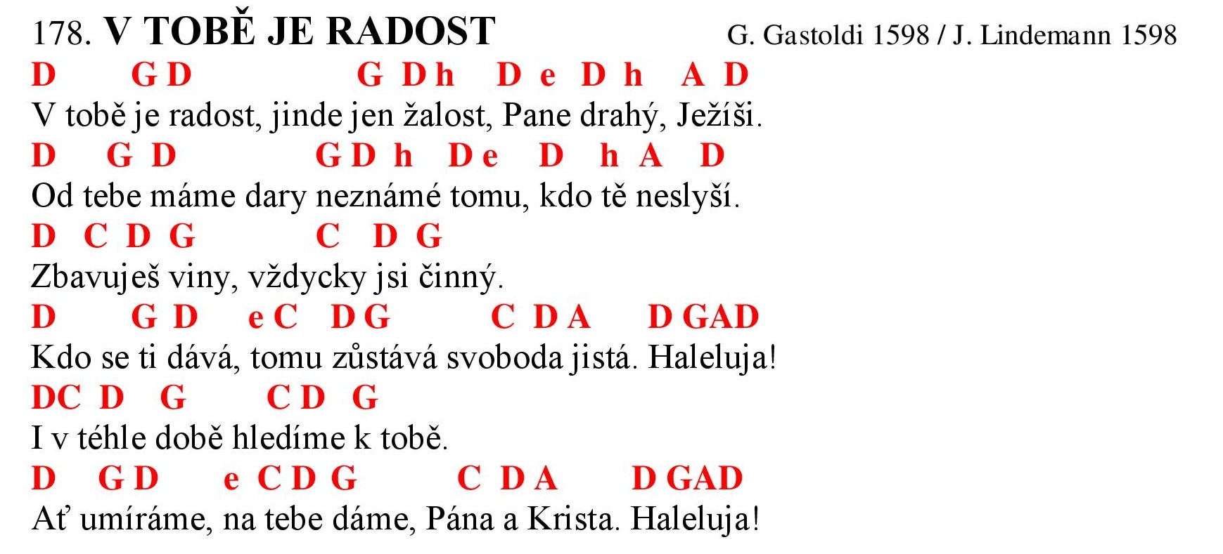 178 V tobe je radost