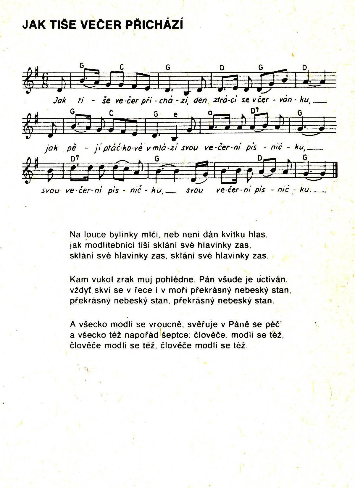 046 Jak tise vecer prichazi