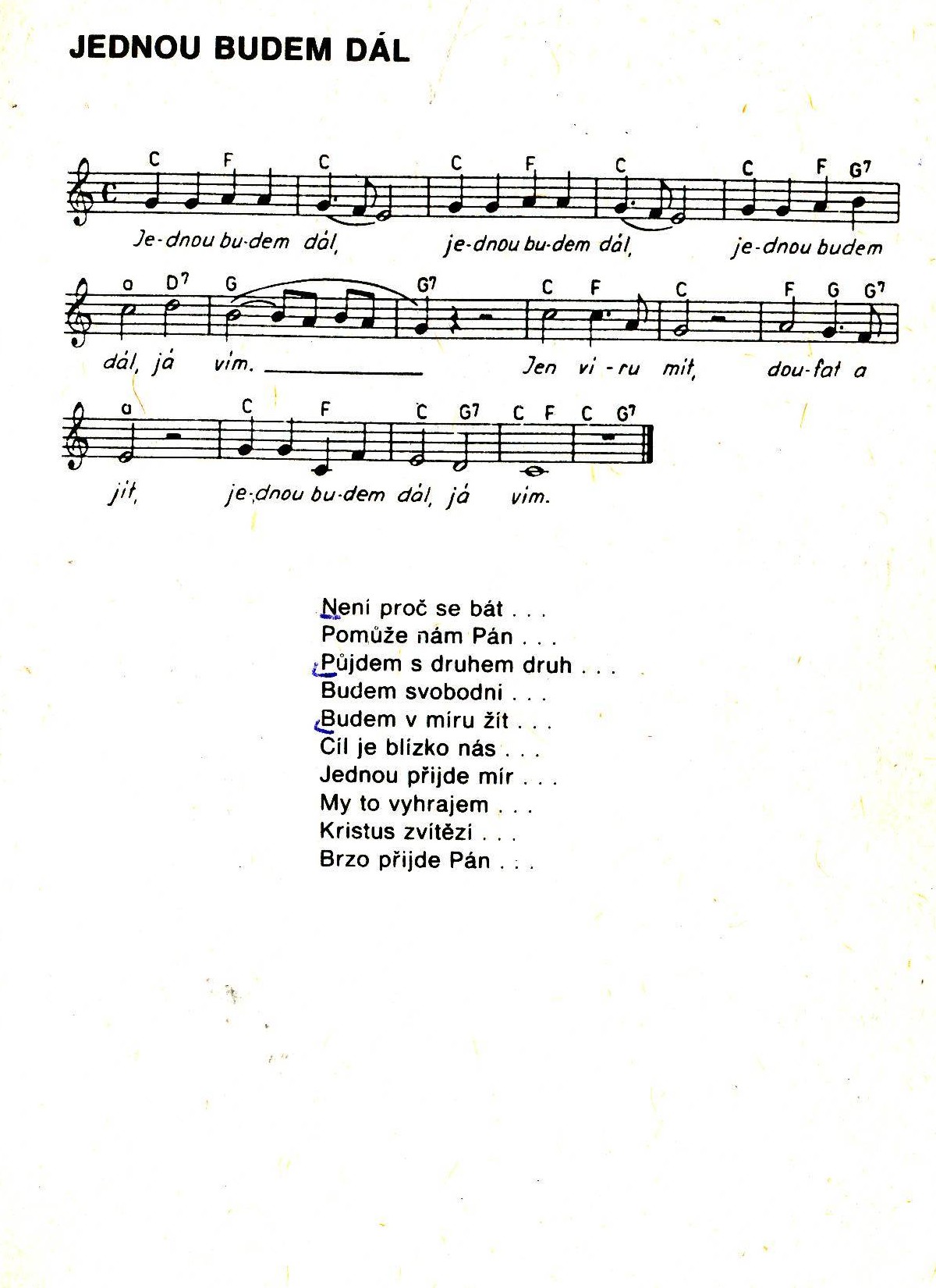 053 Jednou budem dal