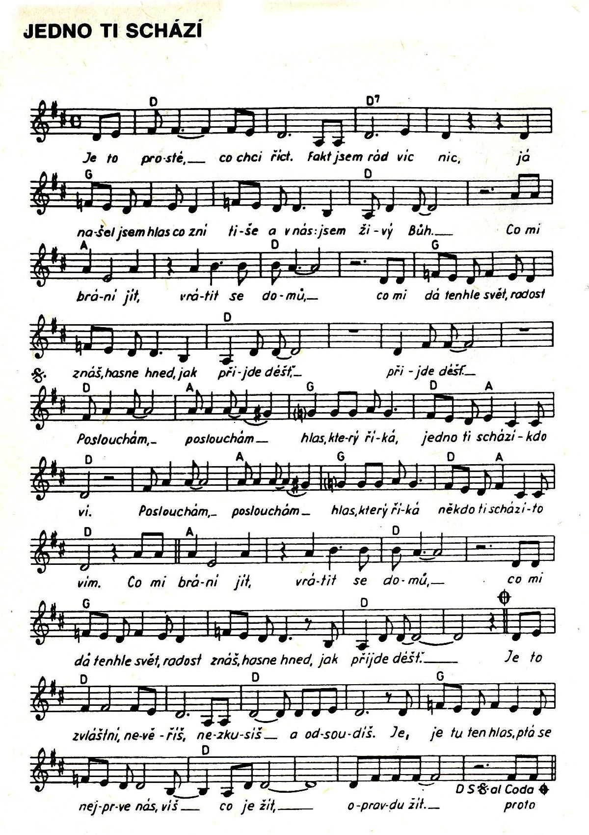 054 Jedno ti schazi 1