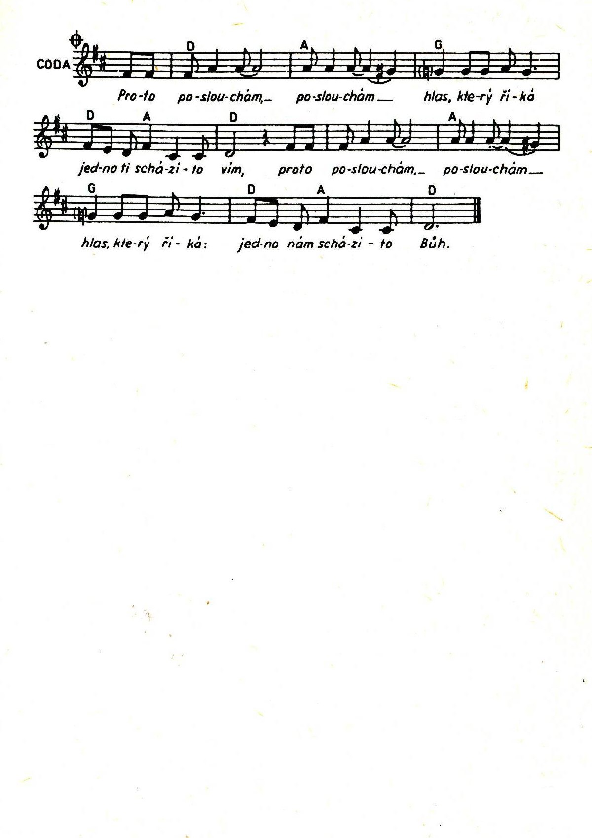 054 Jedno ti schazi 2