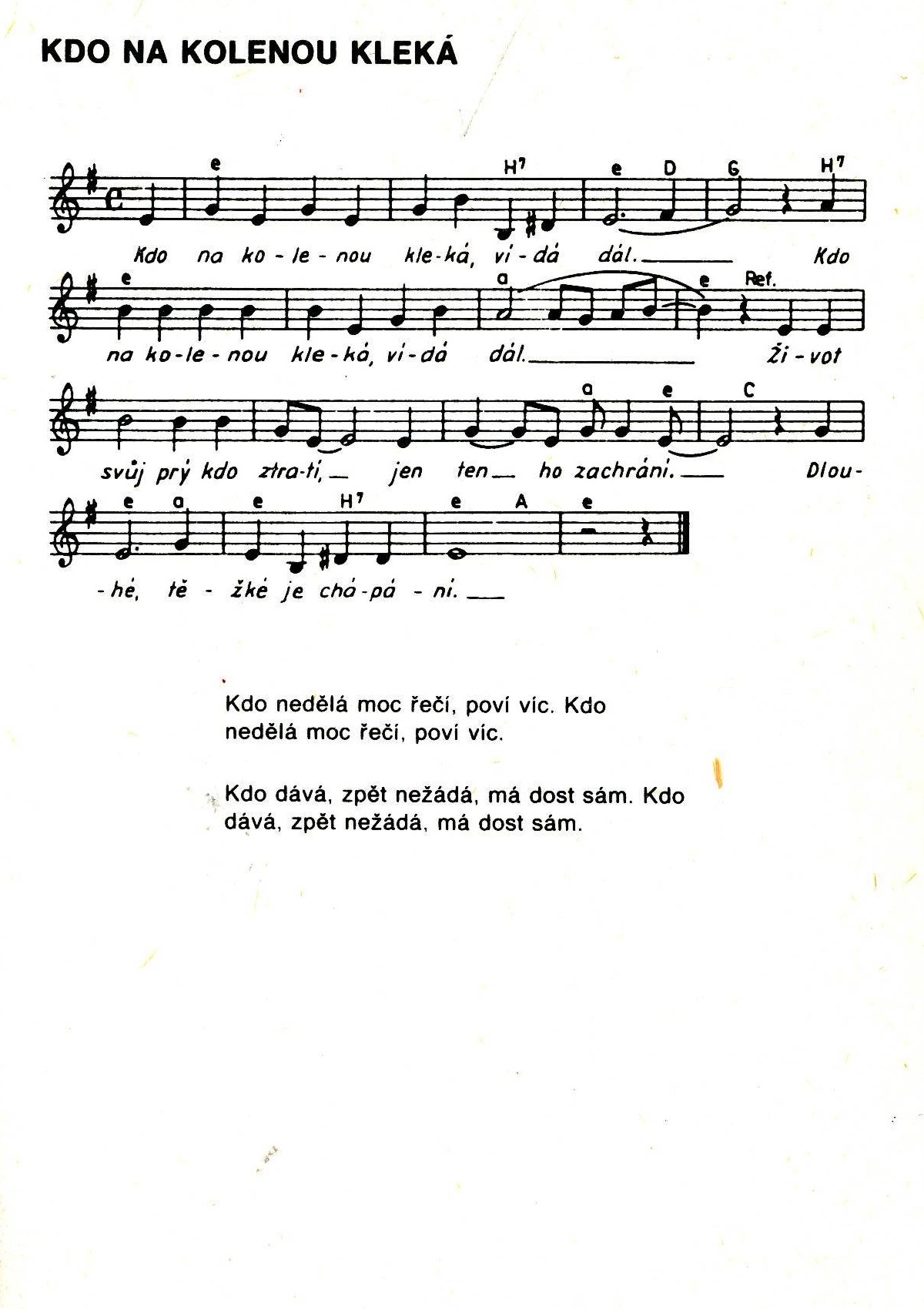 067 Kdo na kolenou kleka