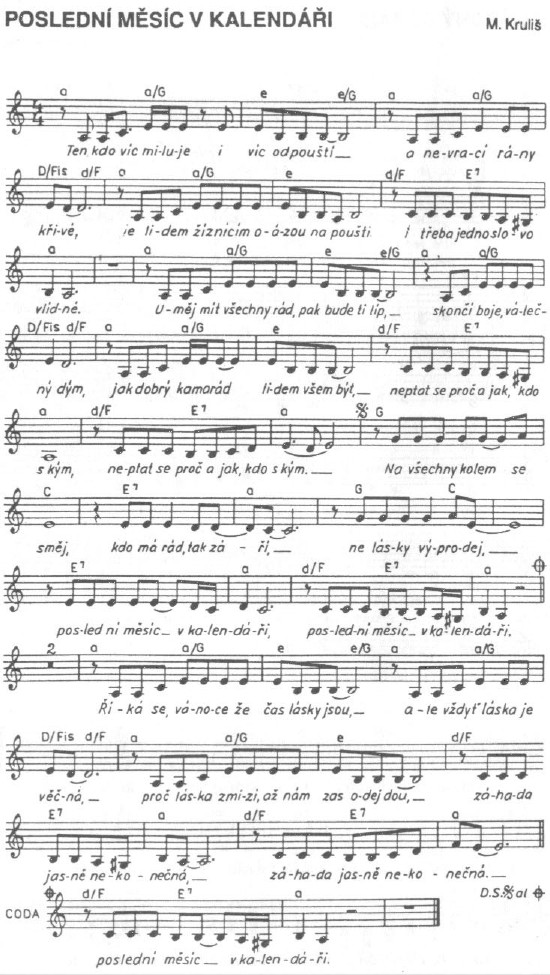 Posledni mesic v kalendari